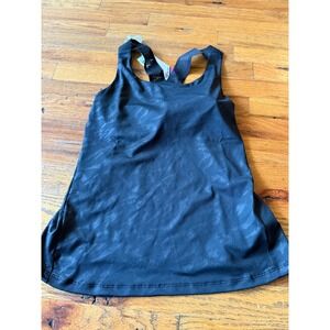 Freddy Women's Black Tiger Camo Print Athletic Tank Top Size XS